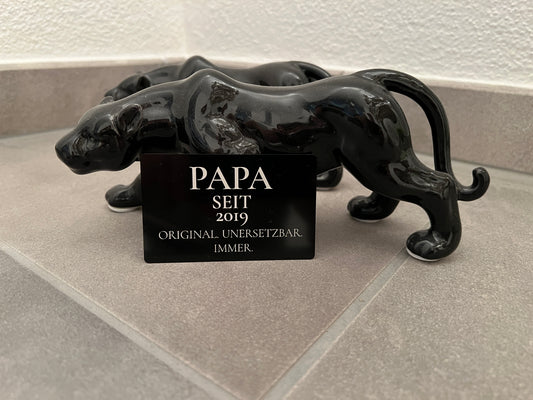 Papa – Personalisierte Metallkarte