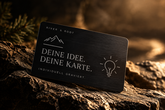 Deine Idee – Individuelle Metallkarte